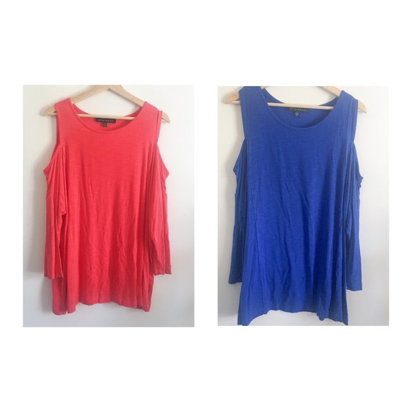 Bundle of Two Jasmine & Juliana Cold Shoulder Tops - Picture 1 of 8